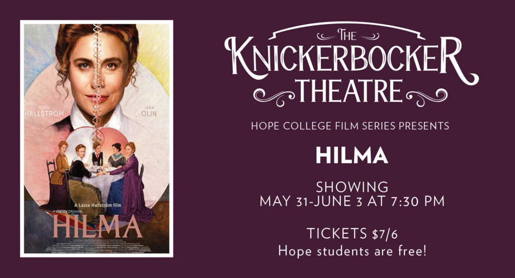 Slide advertising Hilma film