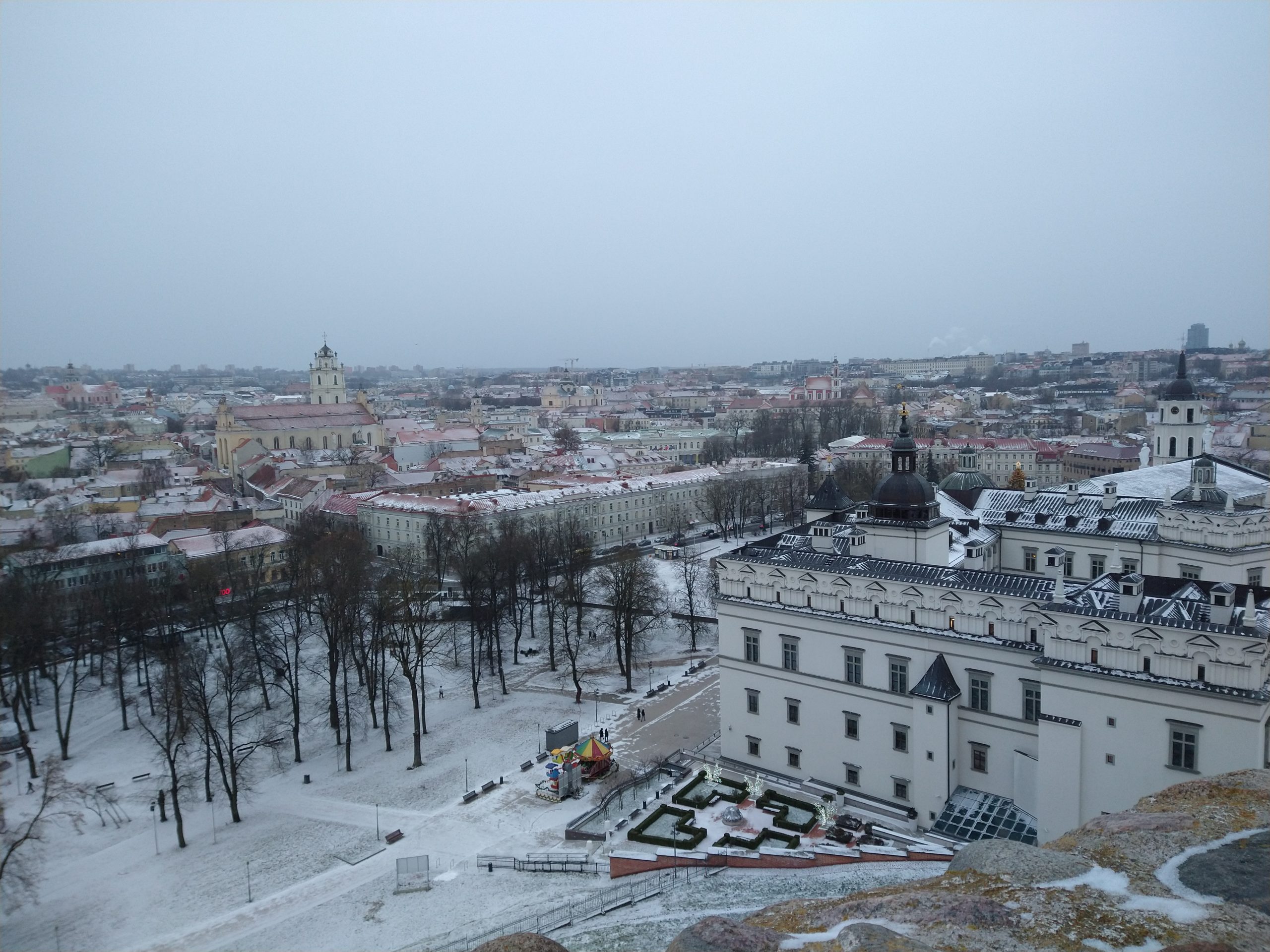 View of Vilnius from tower