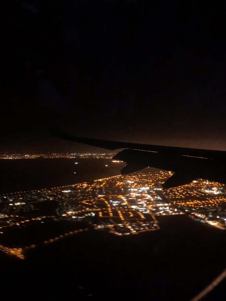 Dublin at 5:00am from the airplane window!
