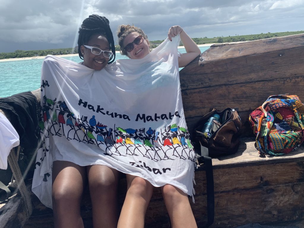"Hakuna Matata" isn't something most Tanzanians say, but since Zanzibar is so touristy they think it's the only Swahili tourists know and always say it... they were surprised when we were able to actually converse with them outside of Lion King vocab!
