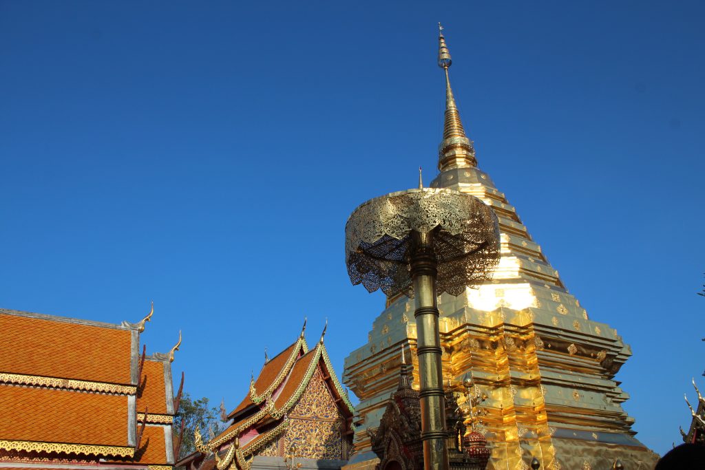 Doi Suthep, one of the most famous attractions in Thailand. 