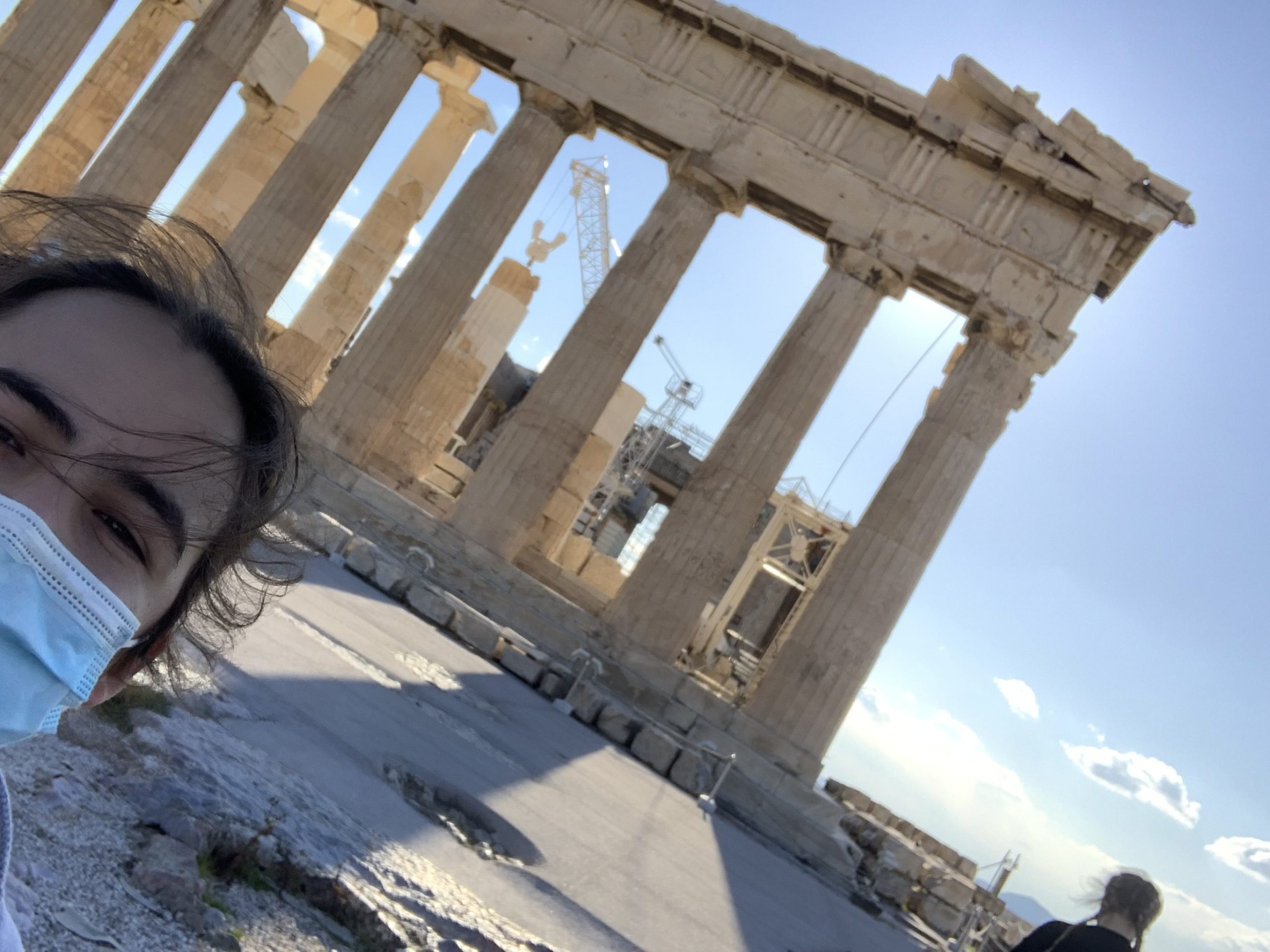 The Parthenon on the Acropolis