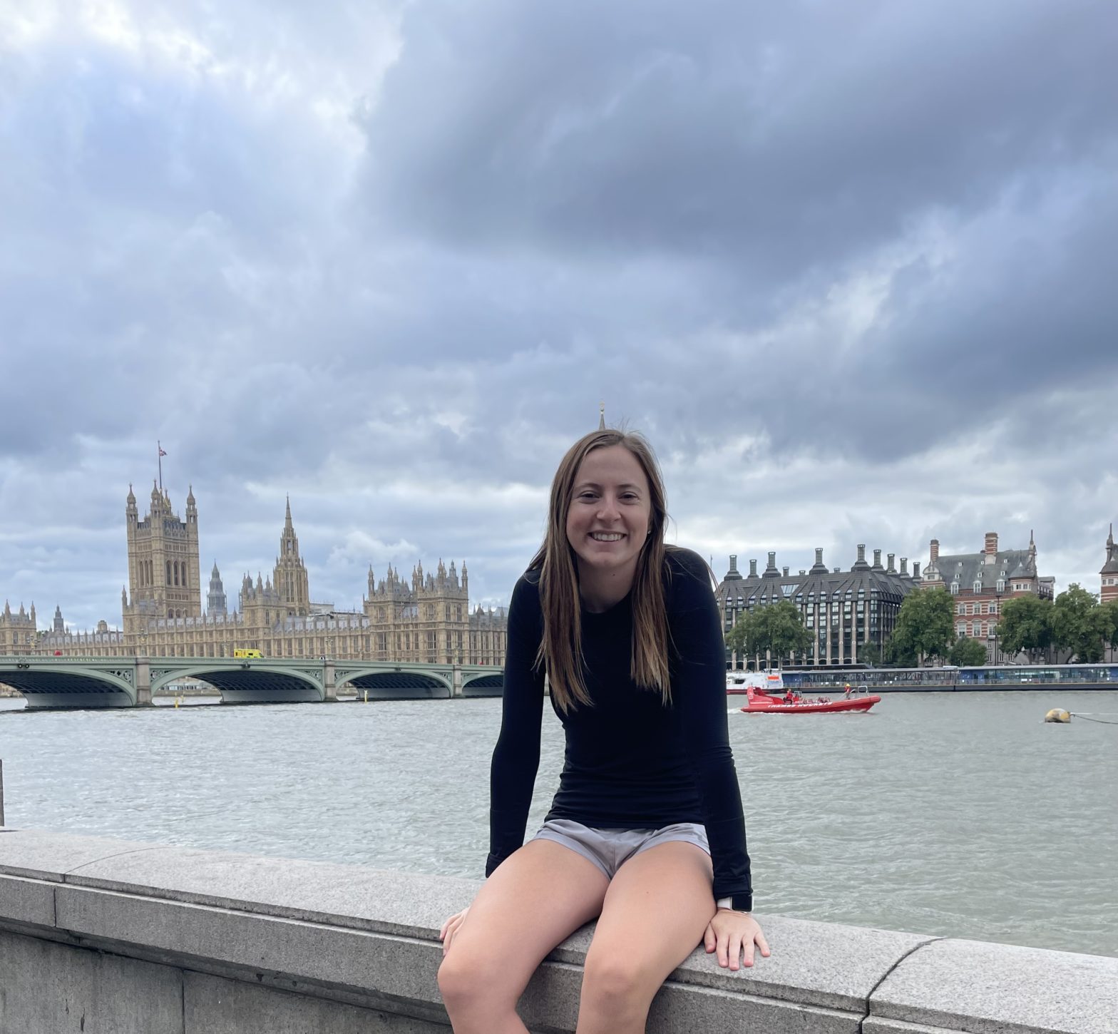 Anxious to start exploring the city, this was from one of the first days after I had just arrived in the city! A friend and I took a walk along Thames River and got a chance to see more of central London! The House of Parliaments is seen in the background on the left. 