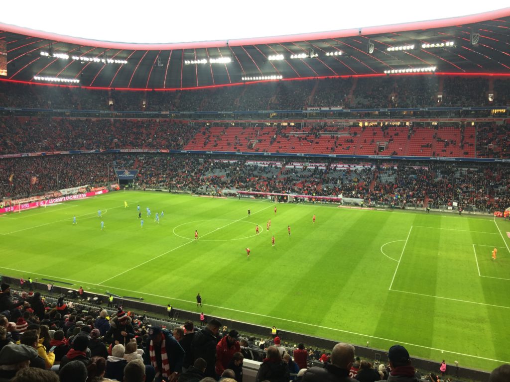 Freiburg vs. FC Bayern München at Allianz Arena.
