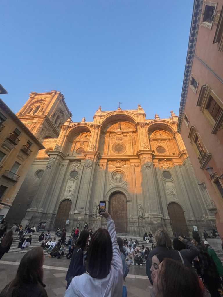 A picture of a giant cathedral. 