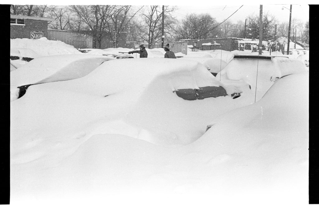 Digging out after the great blizzard of January 1978