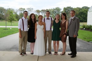 My family at my brother's wedding