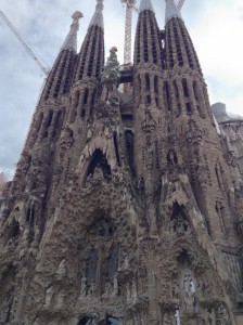 La Sagrada Familia, a church that has been under construction since 1892!