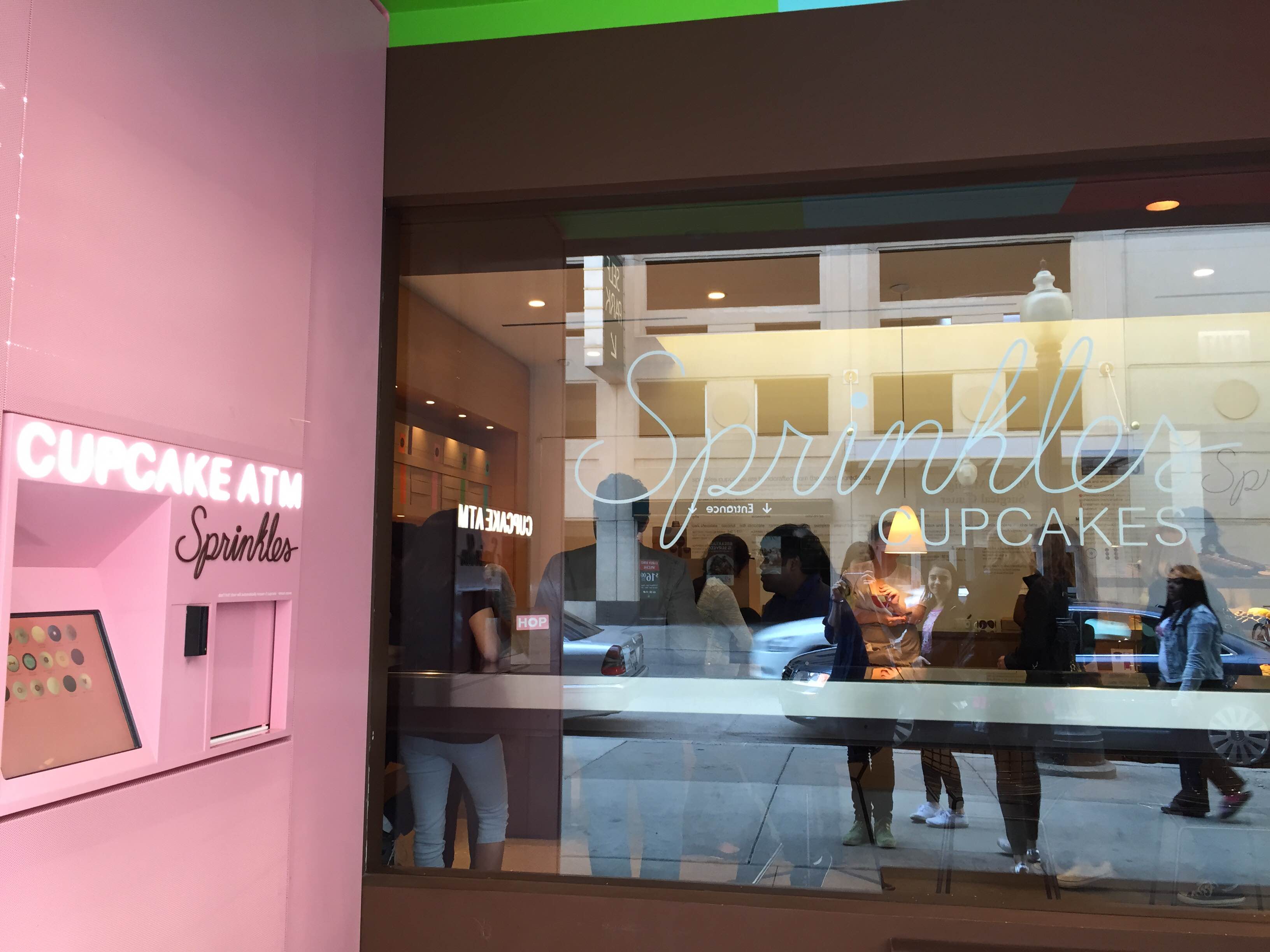 Sprinkles has a cupcake ATM. The future is now and it is delicious
