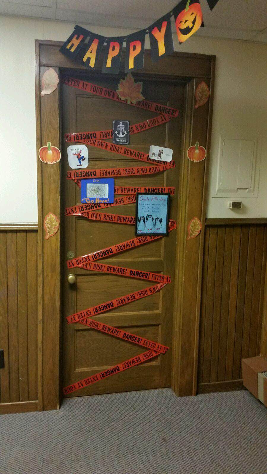 Our Halloween Door