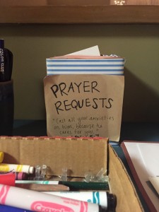 Prayer Request Box