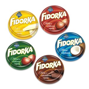 Czech candy names Fidorka. 