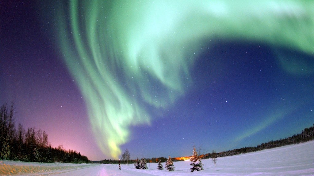 Another photo of the North Pole´s night. 