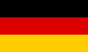 The national flag of Germany.