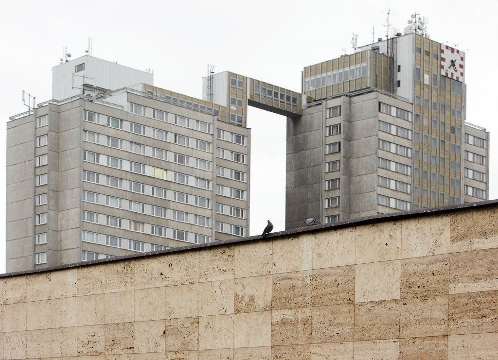 An apartment building in the Czech Republic. 