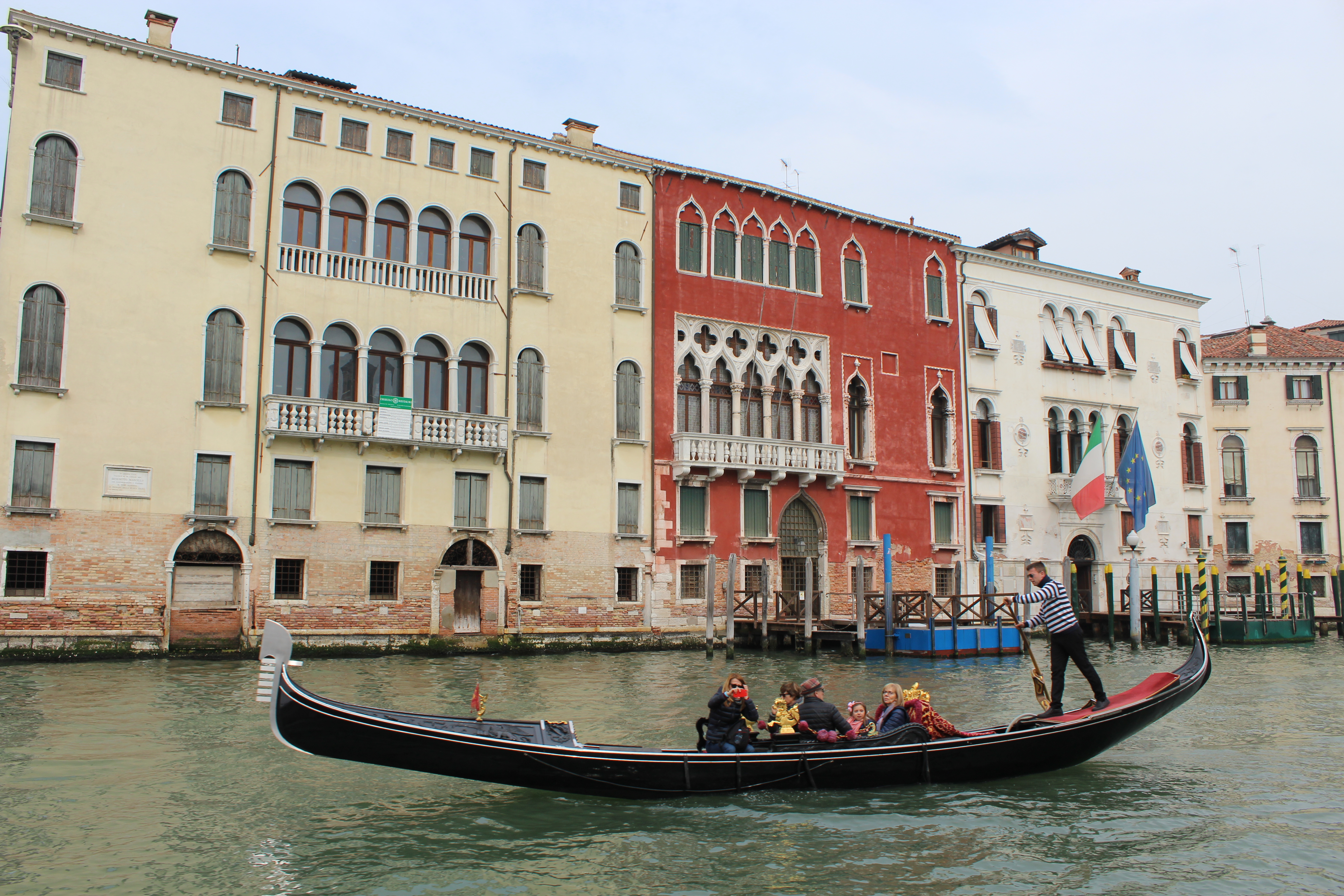 Gondola on Venice canal