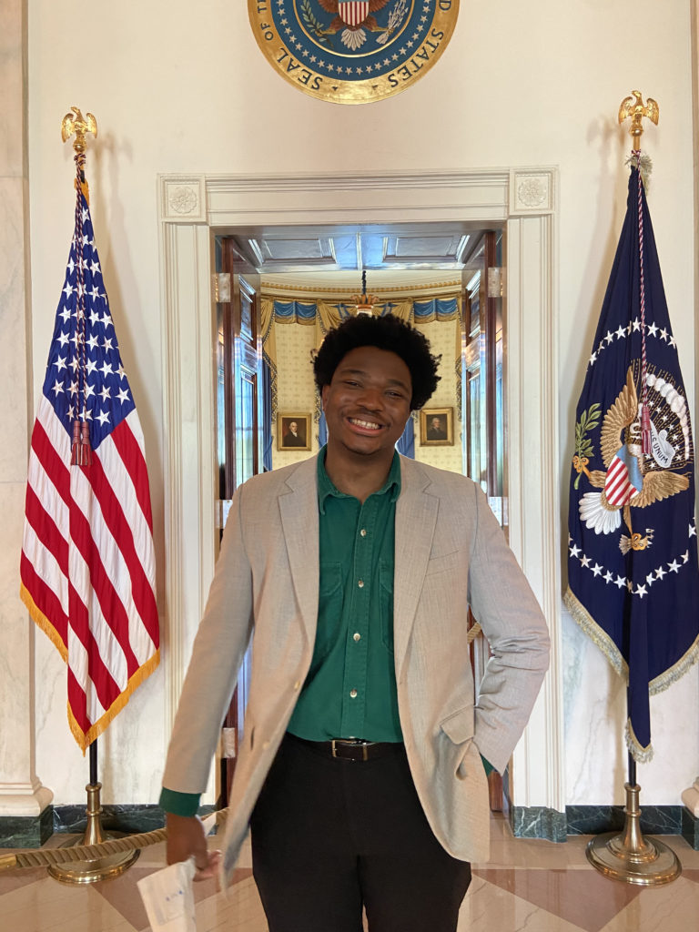 At the White House for an Official Tour