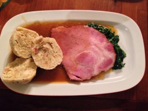 roast pork and knedliky