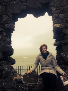Me inside Dunluce castle! A castle all the way from the 1500s