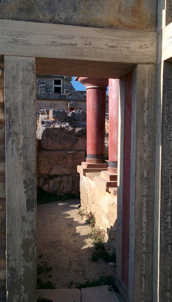 Doors into more doors at Knossos.