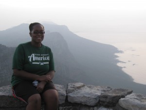 Sitting on Table Mountain