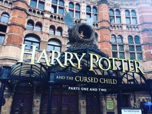 Even the outside of the Palace Theatre looked straight out of Rowling's world. 